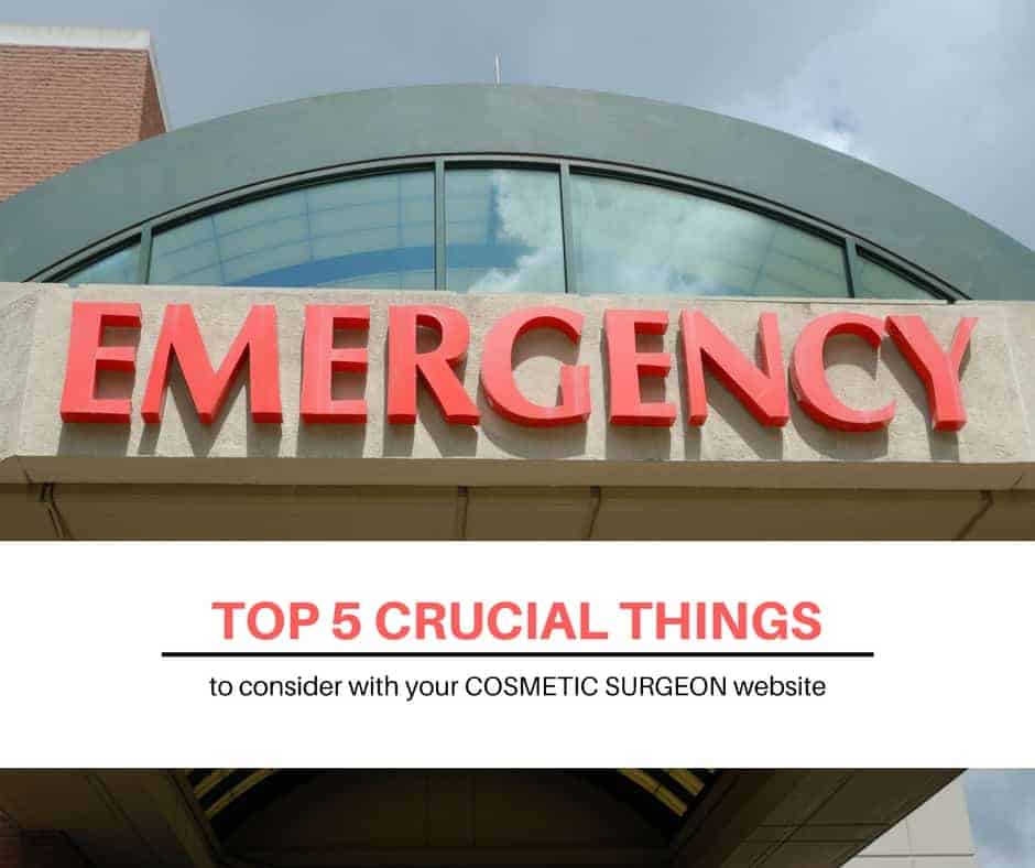 Cover Image for Top 5 crucial things on a good cosmetic surgeon website